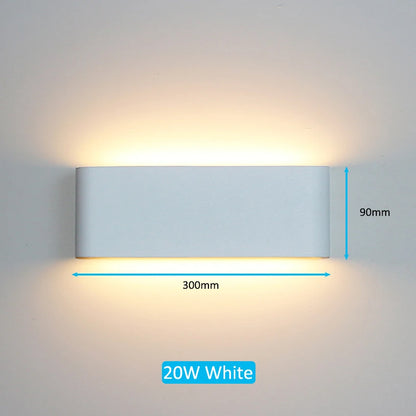 LED Outdoor Waterproof IP65 Wall Light Porch Garden Wall Lamp &amp; Indoor Home Decor Bedroom Living Room Decoration Lighting Lamp