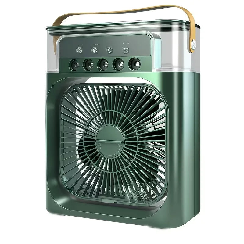 3 In 1 Fan AIr Conditioner Household Mini Air Cooler LED Night Light Portable Humidifier Air Adjustment Fan Office Home Fan