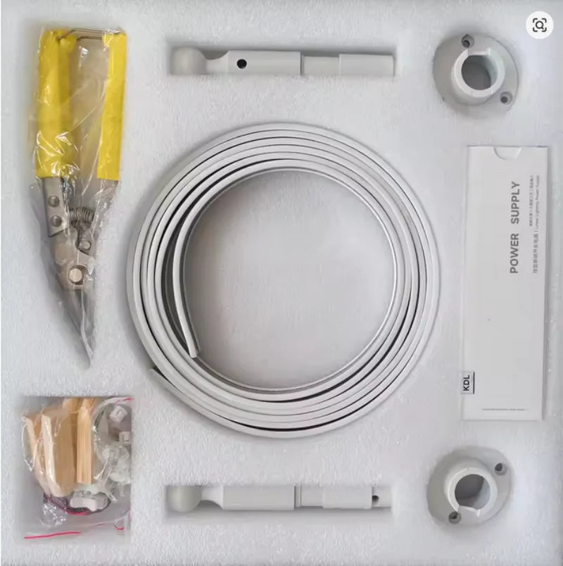 Diy Long LED Skyline Steel Strip Luminous Linear No Main Light Decoration, Modern Minimalist Creative Exhibition Hall Wall Light