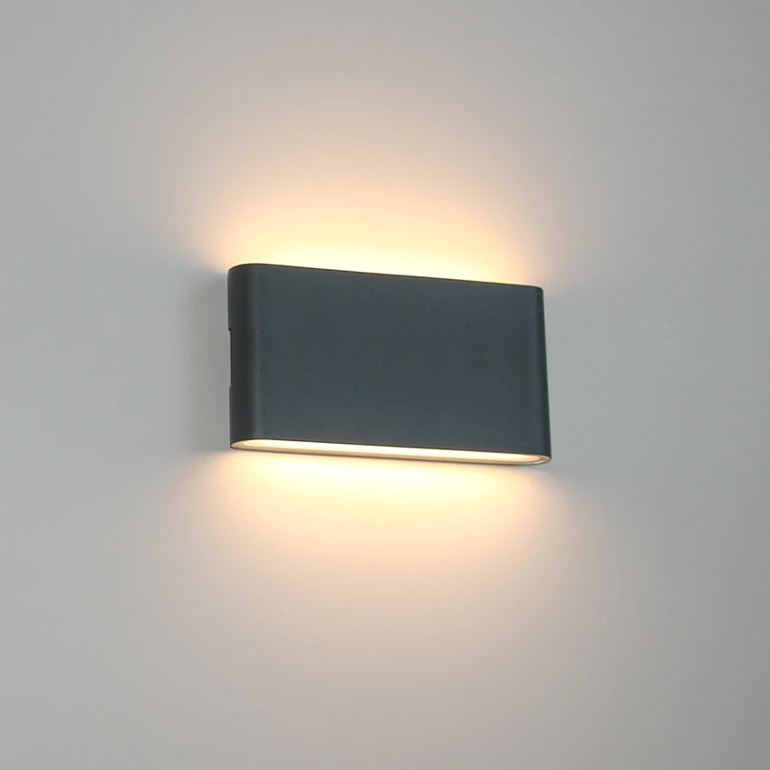 LED Outdoor Waterproof IP65 Wall Light Porch Garden Wall Lamp &amp; Indoor Home Decor Bedroom Living Room Decoration Lighting Lamp