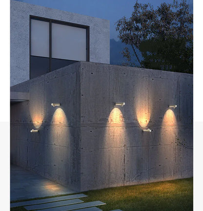 led outdoor wall light ip65 waterproof wall washer light garden light garden balcony outdoor wall light stair aisle light