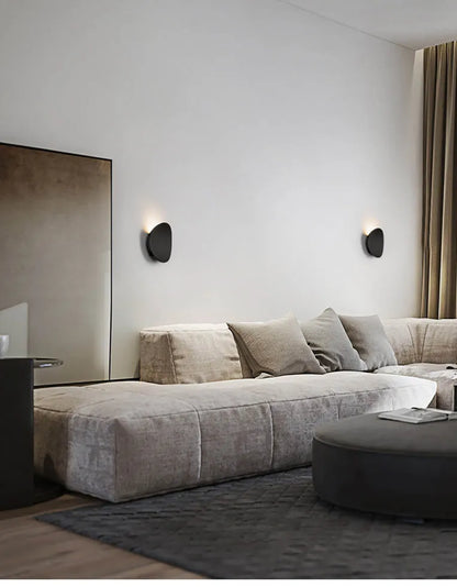 Modern Simple Outdoor Waterproof LED Wall Washer Stair Aisle Bedroom Sofaside Creative Artistic Atmosphere Round Wall Lamp