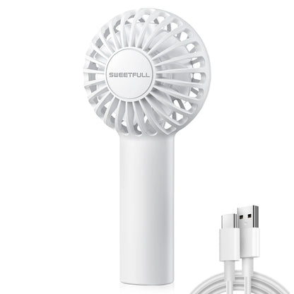 Mini Handheld Fan 3-Speed Portable Small Fan 2000mAh USB Rechargeable Handheld Fan Suitable for Outdoor Indoor Commuting