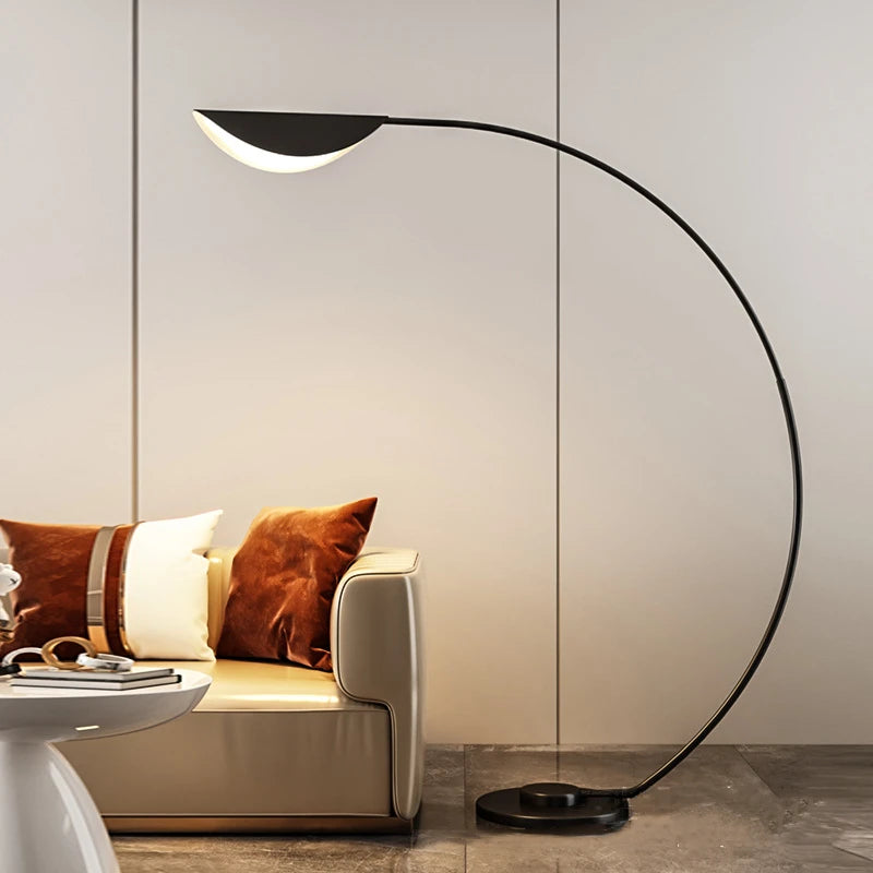 Nordic floor lamp Vintage minimalist black arc floor lamp Standing Light Bedroom Living room Decoration designer sofa lighting
