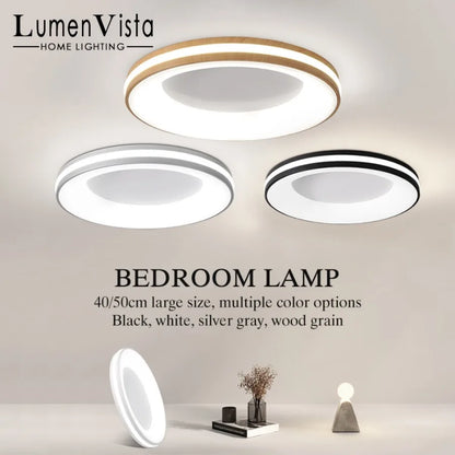 Nordic Macaron Ceiling Lamp Modern Remote Dimming Decor Light Living Room Bedroom Study Kitchen Indoor Home LED Ceiling Light
