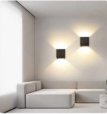 LED Wall Lamp Outdoor Waterproof IP65 Garden Lighting A85-265V Interior Wall Light Indoor For Bedroom Stairs Fixture Wall Lamps