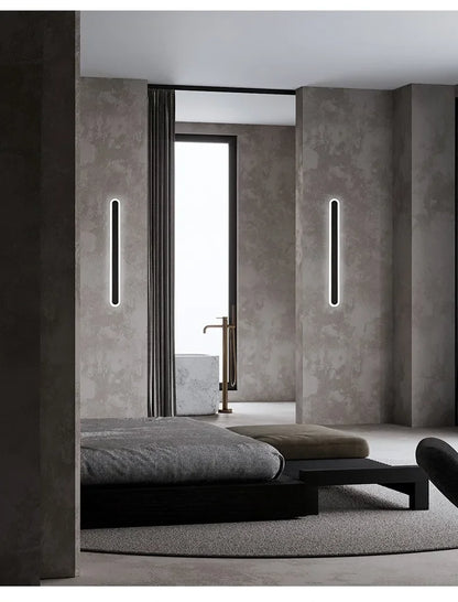 Modern Minimalist LED Strip Wall Lamp Interior Decorative Line Lamp Balcony Bedroom Living Room Lamp