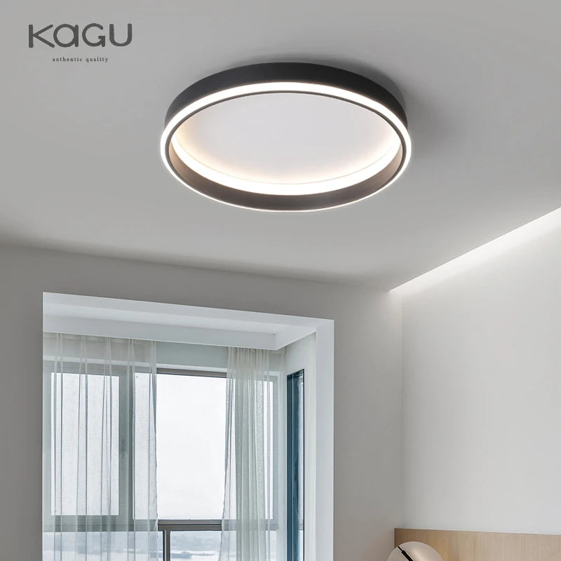 Simple Round Bedroom Led Ceiling Lights Modern Home Decor Lampen Nordic Living Room Lamp Lighting Minimalist Ins Room Study Lamp