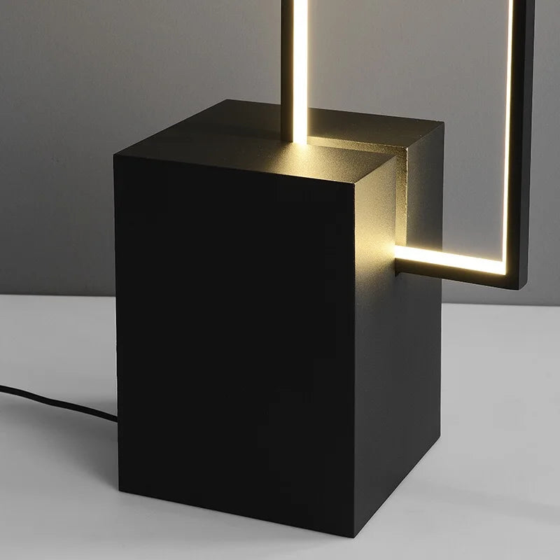 Nordic Simple Living Room Floor Lamp Modern Led Vertical Square Floor Light Bedroom Dimmable Indoor Lighting 2024 Led Luminairas