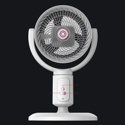 Vertical Fan 5-Speed Air Circulation Device With Timer Oscillating Adjustable Height Type-C Rechargeable Standing Fan For Beach