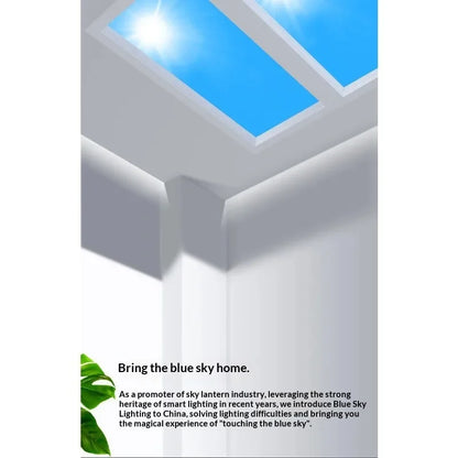 Blue Sky Light Ceiling Lamp for Bathroom Indoor Decor Panel Kids Room Lamp Kitchen Natural Lighting Surface Ceiling Chandelier