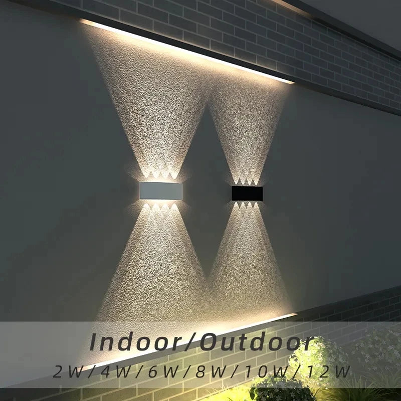 IP65 Led Wall Lamp Waterproof Interior Wall Light AC110V 220V Lndoor Outdoor Lighting For Living Room Bedroom Stairs Home Decor