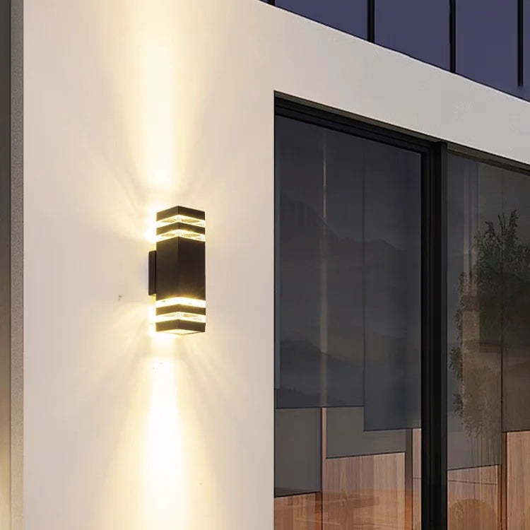 LED Wall Light Outdoor IP65 Waterproof  Wall Light E27 Bulb Up Down Lighting for Garden Porch Stair Corridor Entrance Decoration