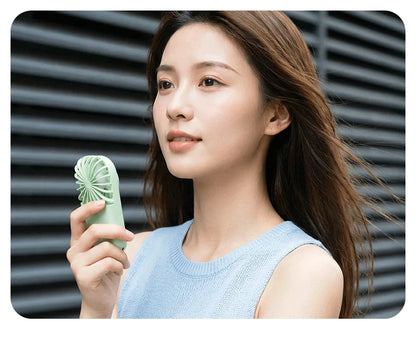 Portable Handheld Small Fan 5-speed Wind 1200mah Battery Capacity Mini USB Rechargeable Handheld Fan Suitable Outdoor