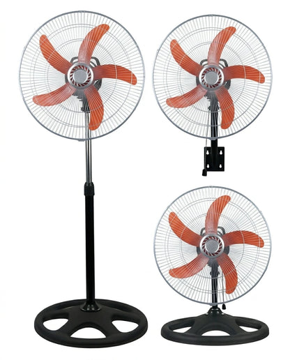 Wholesale Household 3 Way Use Oscillating Fan Adjustable Height Stand Wall Desk Fan Strong Wind Home Kitchen Air Circulator Fan