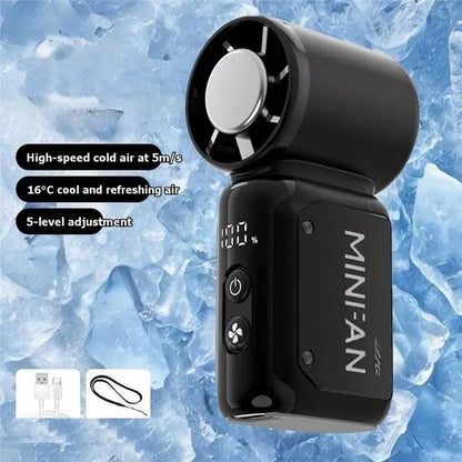 TFORU-Mini Handheld Fan Portable Handheld Small Fan USB Charging Portable Pocket Fan For Outdoor Travel Travel Accessories