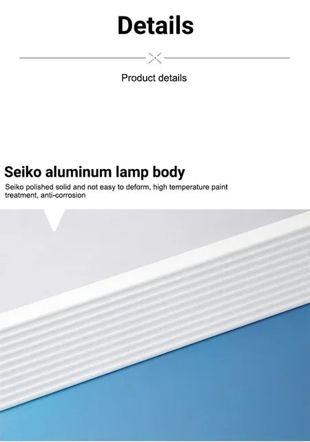 Blue LED Sky Ceiling Light Minimalist Square Recessed Ceiling Lights for Bedroom Kitchen Lamp Designer Office Ceiling Lights