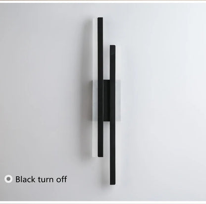 LED Bedroom Wall Lamp Wall Sconces Copper Line Pipe Acrylic Lampshade Indoor Lighting for Living Room Corridor Light Fixture