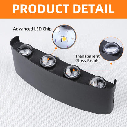 LED Wall Lamp Outdoor Waterproof IP65 Garden Lighting A85-265V Interior Wall Light Indoor For Bedroom Stairs Fixture Wall Lamps
