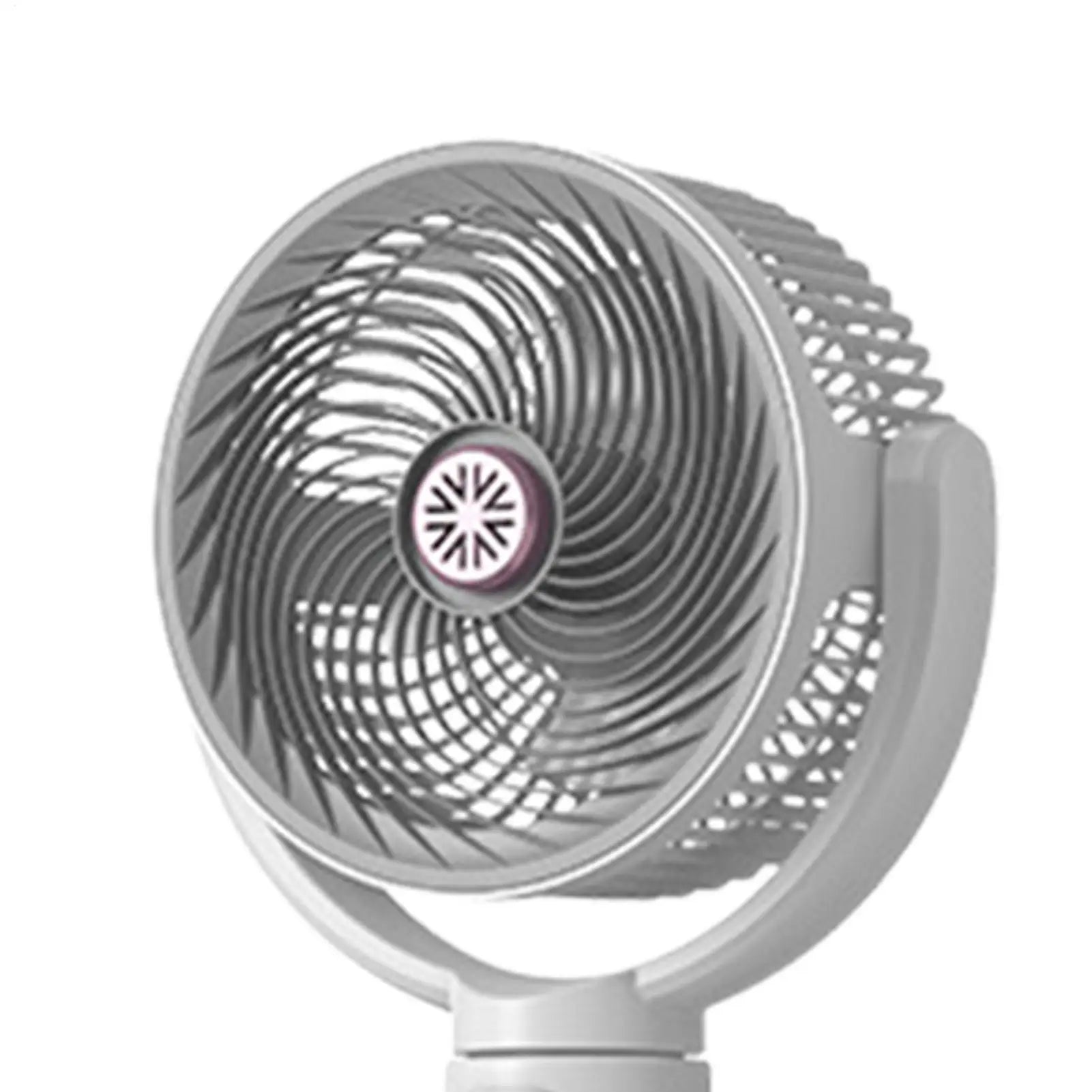 Vertical Fan 5-Speed Air Circulation Device With Timer Oscillating Adjustable Height Type-C Rechargeable Standing Fan For Beach