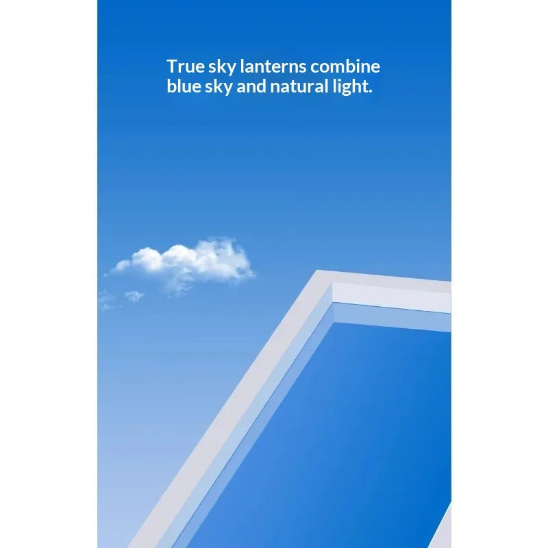 Blue Sky Light Ceiling Lamp for Bathroom Indoor Decor Panel Kids Room Lamp Kitchen Natural Lighting Surface Ceiling Chandelier