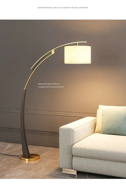 Nordic Style Fishing Lamp Floor Lamp, Modern Minimalist Design, Sofa Standing Lamp, Reading Lamp For Living Room, Bedroom Study