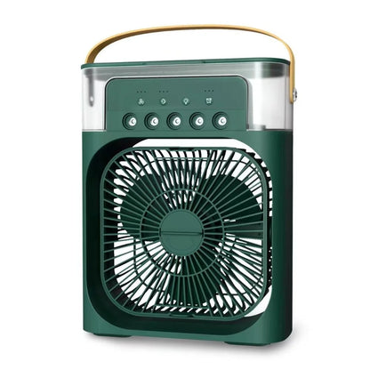 3 In 1 Fan AIr Conditioner Household Mini Air Cooler LED Night Light Portable Humidifier Air Adjustment Fan Office Home Fan