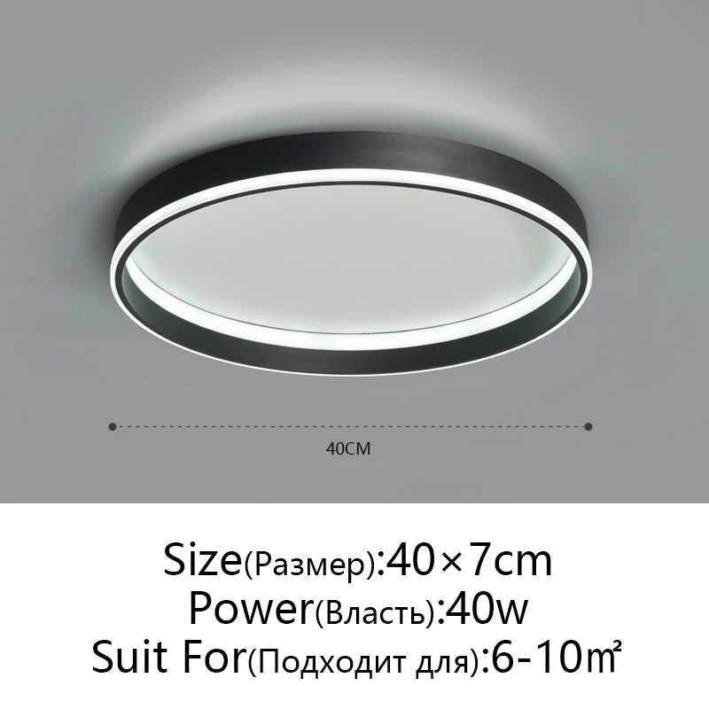 Simple Round Bedroom Led Ceiling Lights Modern Home Decor Lampen Nordic Living Room Lamp Lighting Minimalist Ins Room Study Lamp