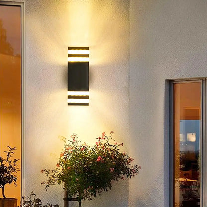 LED Wall Light Outdoor IP65 Waterproof  Wall Light E27 Bulb Up Down Lighting for Garden Porch Stair Corridor Entrance Decoration
