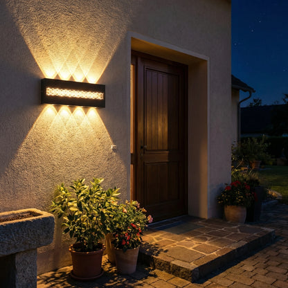 Outdoor Waterproof LED Wall Light IP65 Aluminum Simple Design Suitable for Corridor Garden Staircase Exterior Wall Bedroom Livin