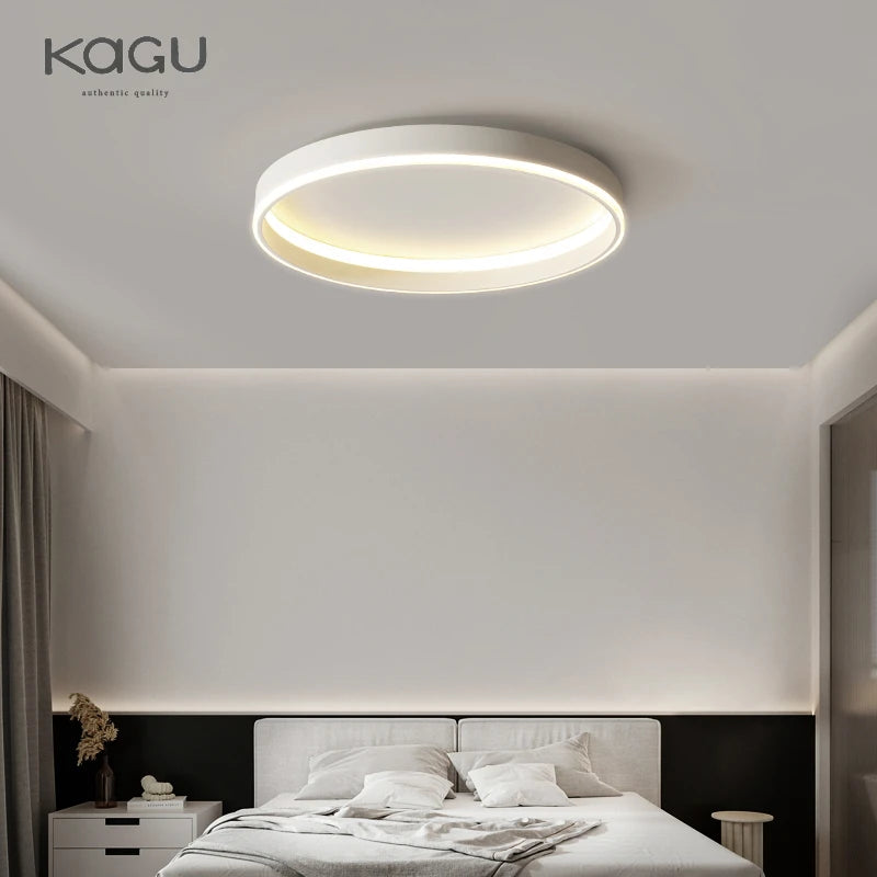 Simple Round Bedroom Led Ceiling Lights Modern Home Decor Lampen Nordic Living Room Lamp Lighting Minimalist Ins Room Study Lamp